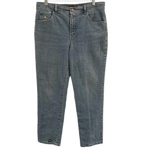 Gloria Vanderbilt Blue Light Wash Classic Amanda High Rise Tapered Jean Size 12